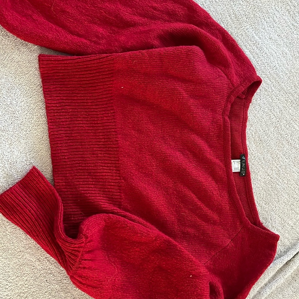 Red festive sweater